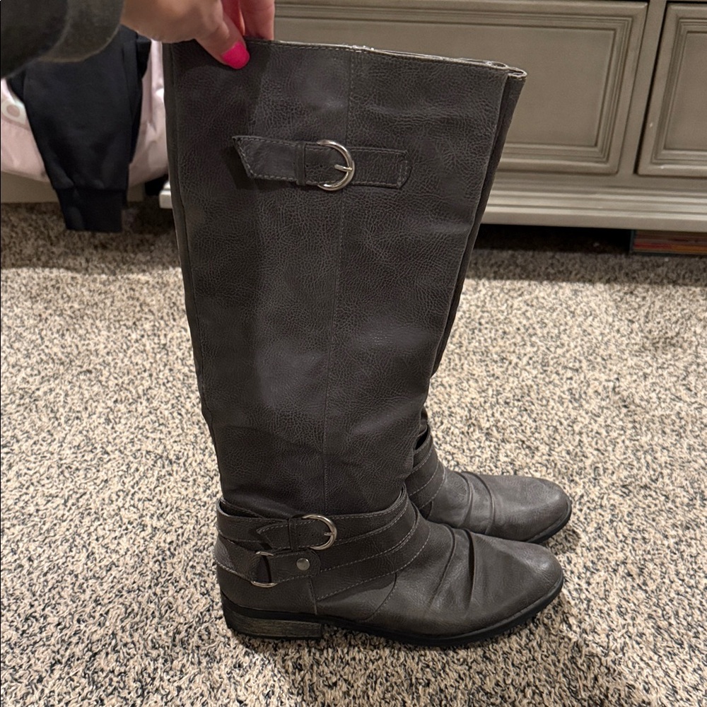 Gray Women's Boots